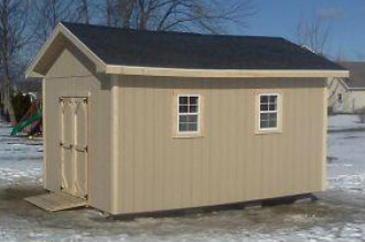 10x12 deluxe gable shed